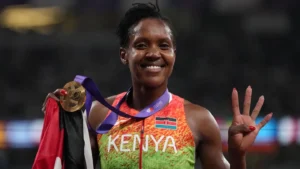 Kipyegon Wins Historic Fourth 1,500m World Title