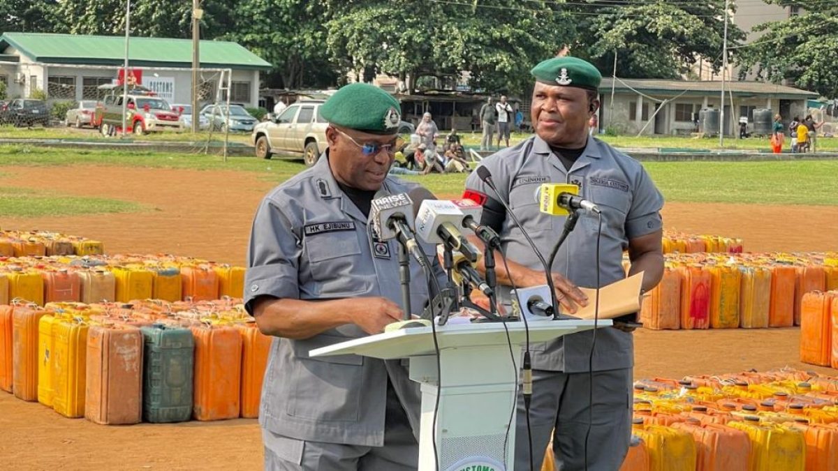 Customs Seizes N80Million Fuel Bound for Benin