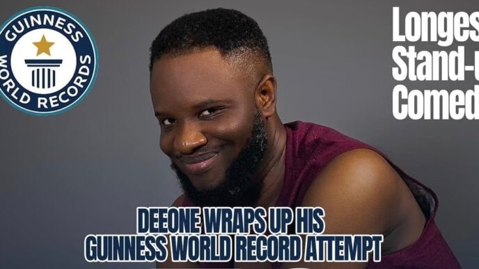 DeeOne Sets New 52-Hour Comedy Record Attempt