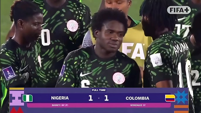 FIFA U-20: Flying Eagles Progress After Colombia Draw