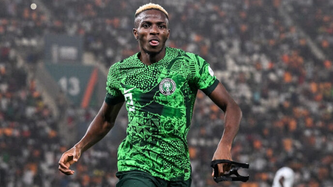 Osimhen Hat-Trick Lifts Eagles 4–0