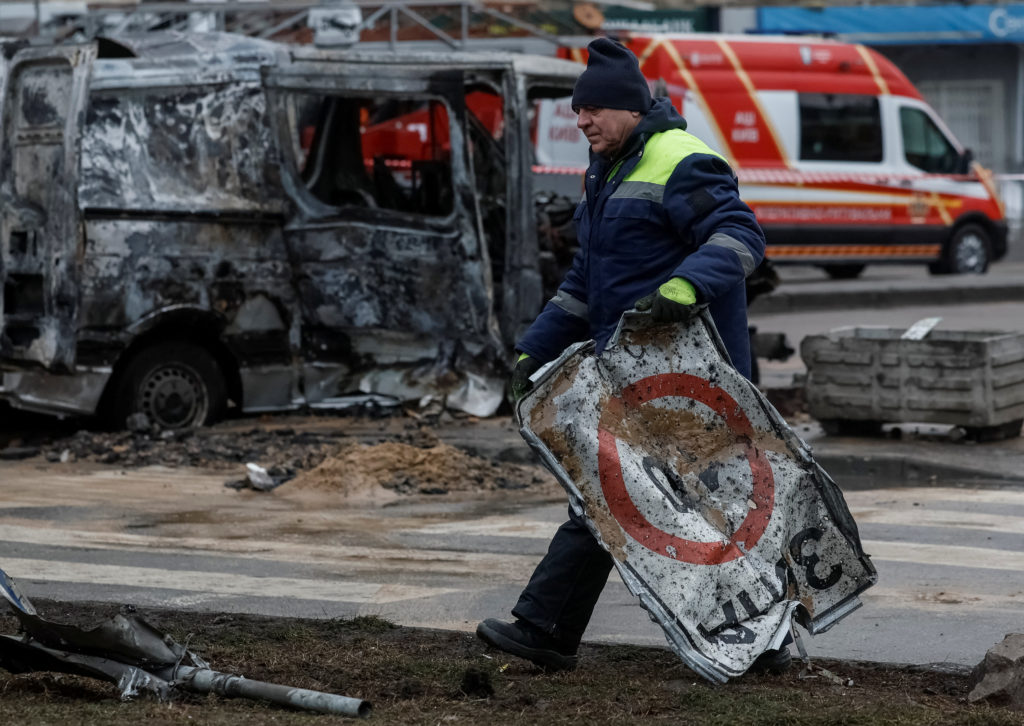 Russian Drone Strike Kills Three in Kyiv