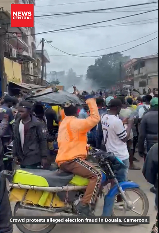 Protest in Cameroon, Citizens Allege Election Fraud