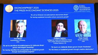 Trio Wins Economics Nobel for Growth Research