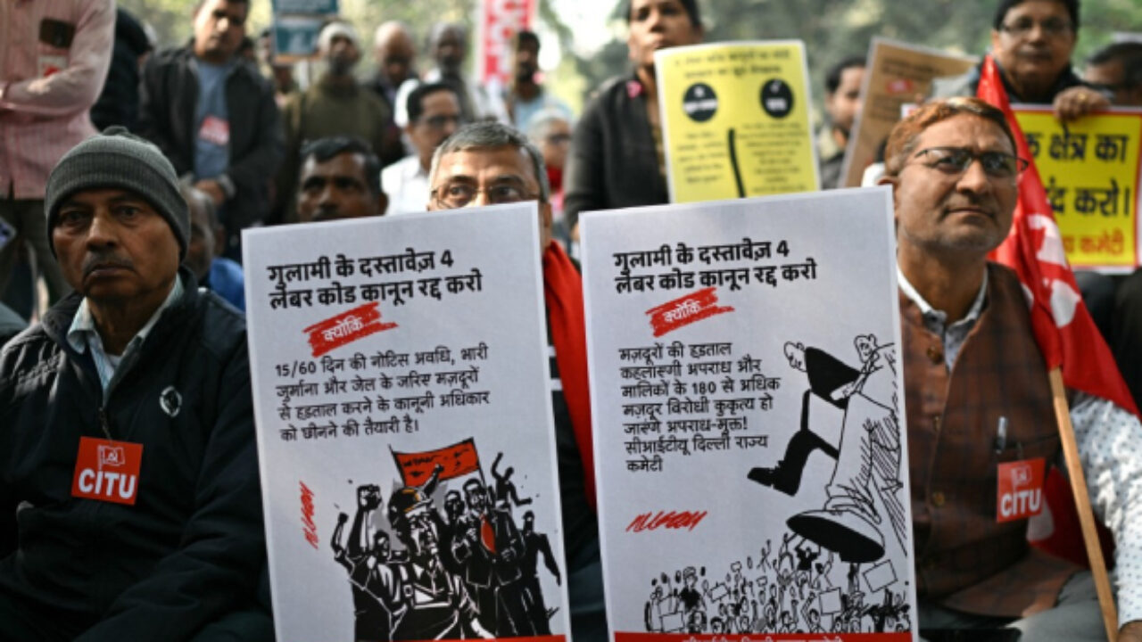 Indian Unions Protest New Labour Codes