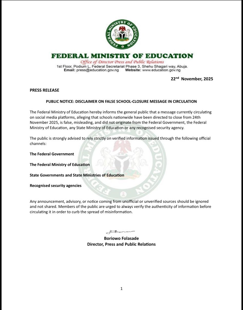  Schools in Northern Nigeria Shut After Rising Abductions