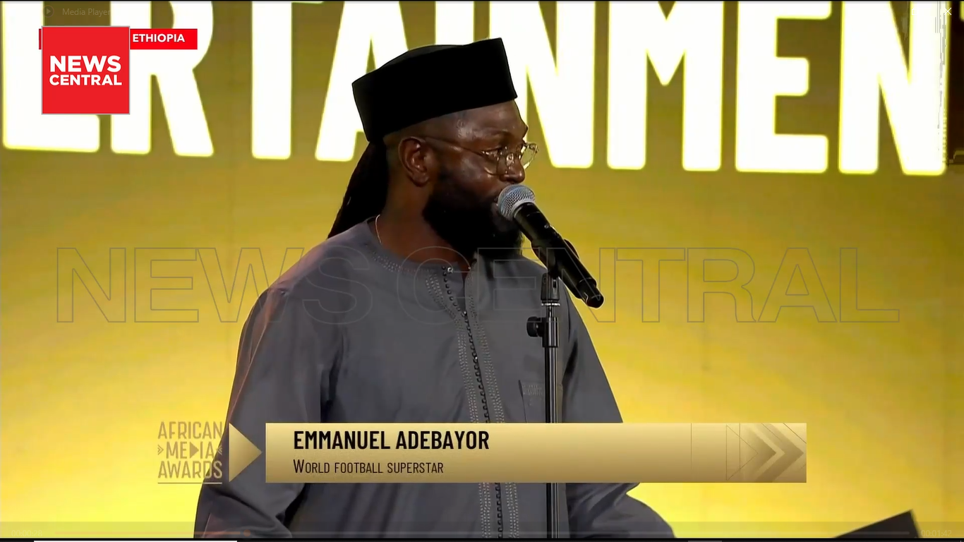  Football Icon Adebayor Salutes Africa’s Storytellers 