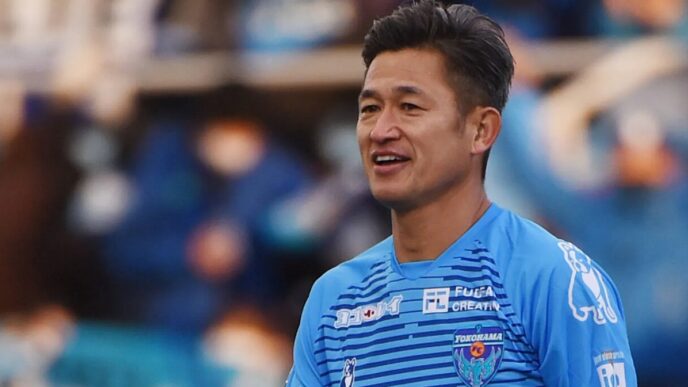 Japan Footballer 'King Kazu' Signs for New Team at 58