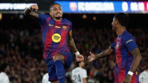 La Liga: Raphinha Double Sends Barcelona Clear
