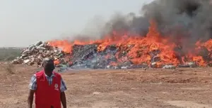 NAFDAC Destroys ₦10billion Fake Goods in Kano