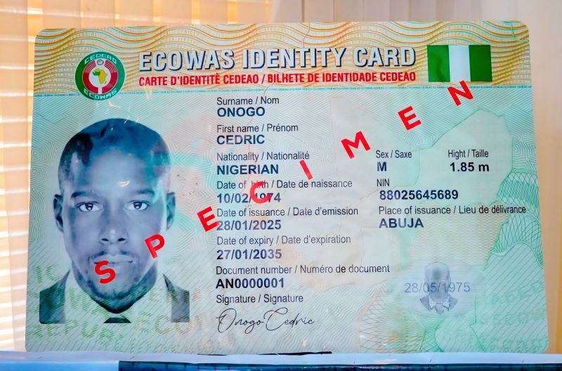 Nigeria Rolls Out ECOWAS Biometric Identity Card