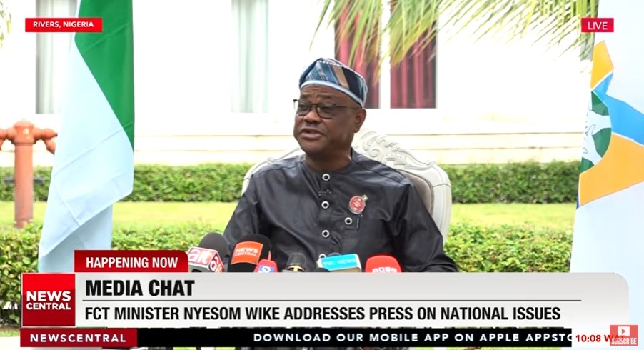 Wike Denies Claim of 'Holding Down PDP' for Tinubu