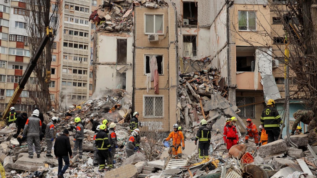 Russian Strike on Ukraine's Odesa Wounds Six