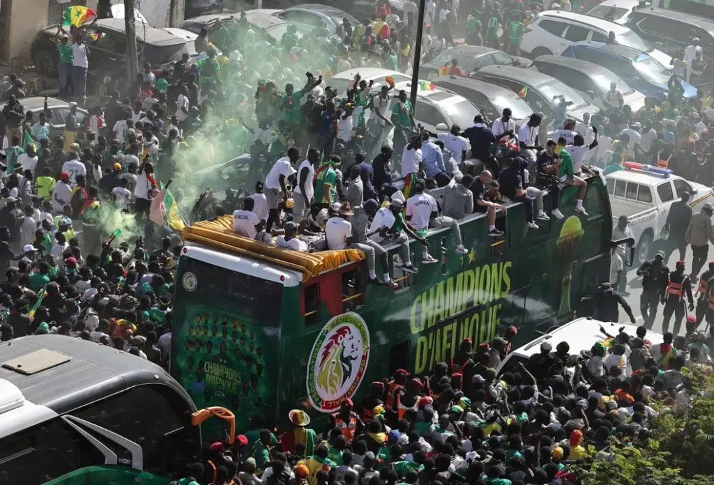 Photo Speak: Dakar Turns Out for Senegal AFCON Parade