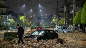 Heavy Rain, Violent Winds Kill Two in Greece