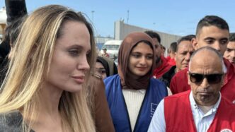 Angelina Jolie Visits Egypt’s Rafah Crossing