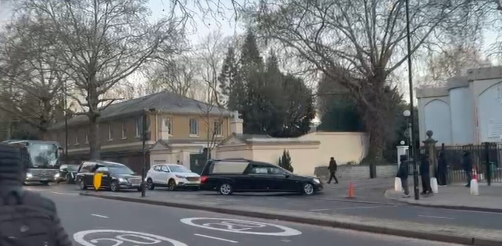 Anthony Joshua: Friends' Coffin Arrives London Mosque