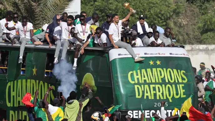 Photo Speak: Dakar Turns Out for Senegal AFCON Parade