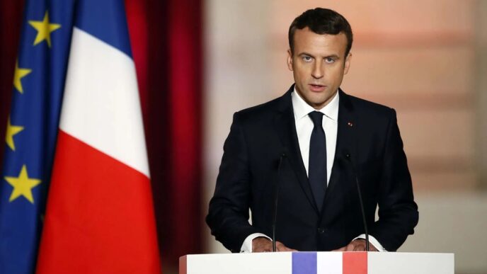 French President Accuses US of Turning Away from Allies