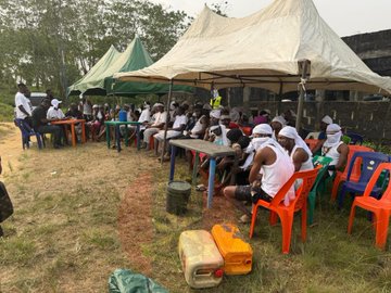 Photos: 80 Militants Surrender Arms in Cross River