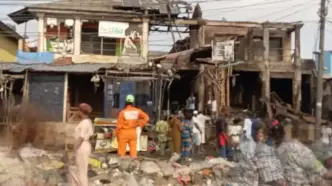 Fire Destroys Four Electronics Shops in Lagos