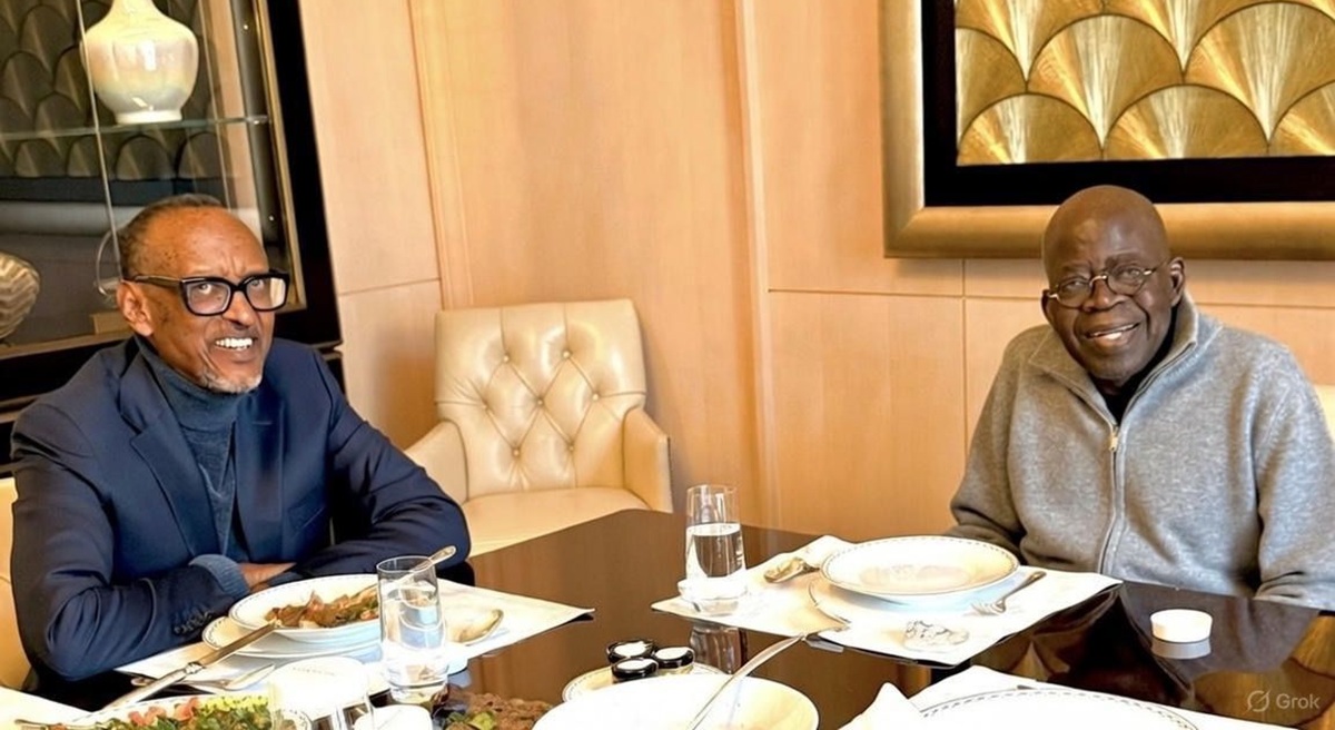 Tinubu, Rwandan President Meet in Paris