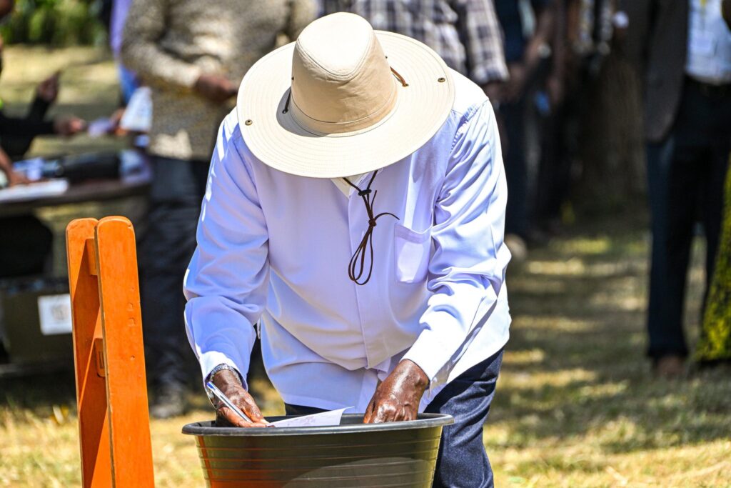 Museveni Says Voting Machine Rejected His Thumbprints
