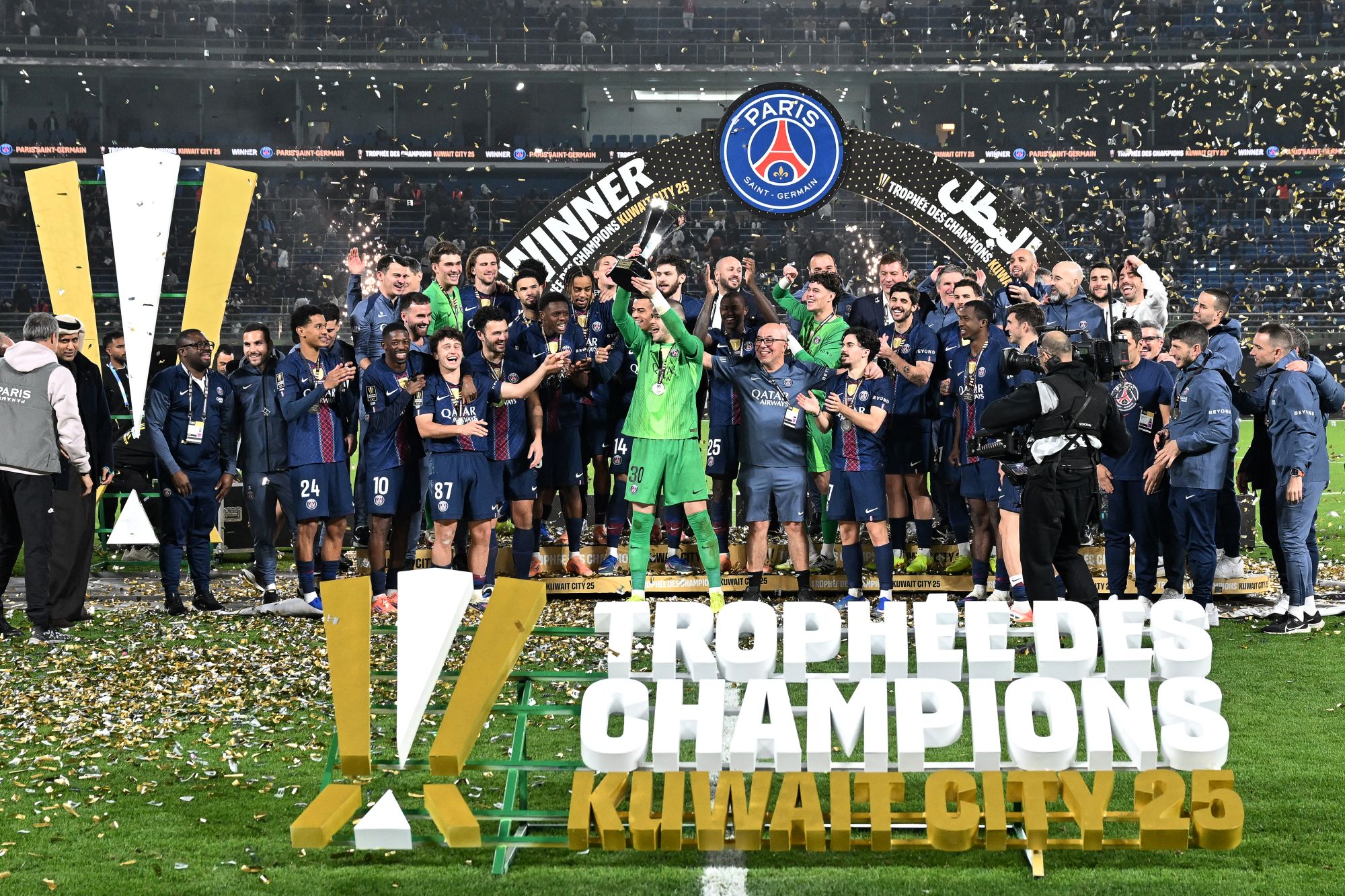 PSG Win French Champions Trophy on Penalties