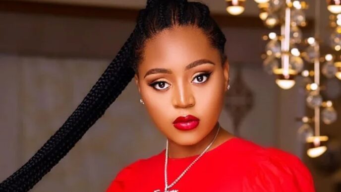 Regina Daniels Takes Drug Test