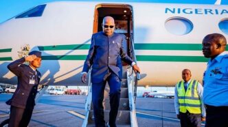 Shettima Returns to Abuja After Guinea, Davos Engagements