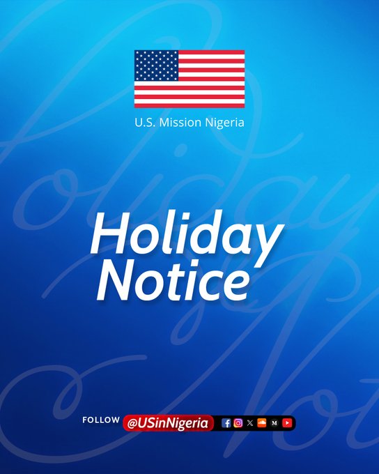 US Embassy, Consulate in Nigeria to Close Monday