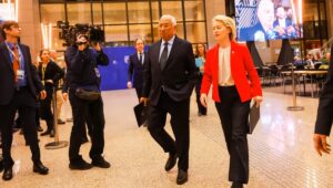 EU Council President Arrives in India for Trade Deal