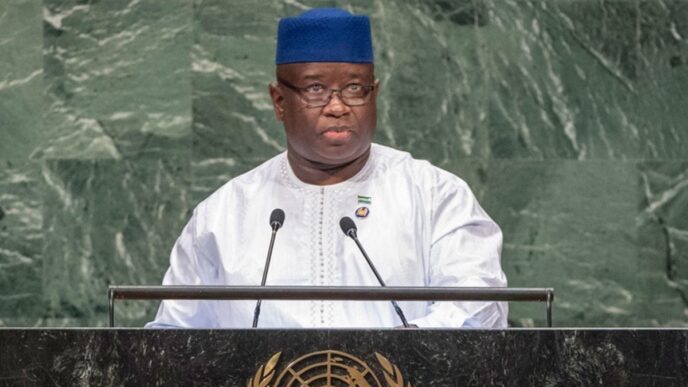 Sierra Leone President Seeks Civil War Forgiveness