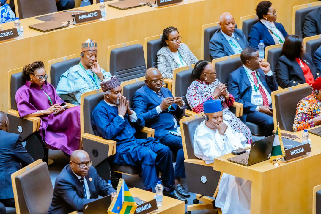 VP Shettima Attends 39th AU Summit's Opening Session