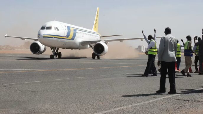 Second Commercial Flight Lands at Sudan Airport