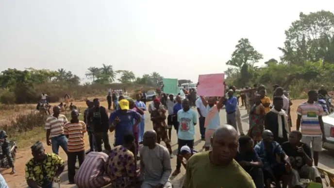 Ondo Residents Protest Over Kidnapping of Couple in Akure