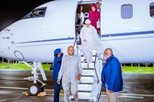 Shettima Arrives Ethiopia for AU Summit