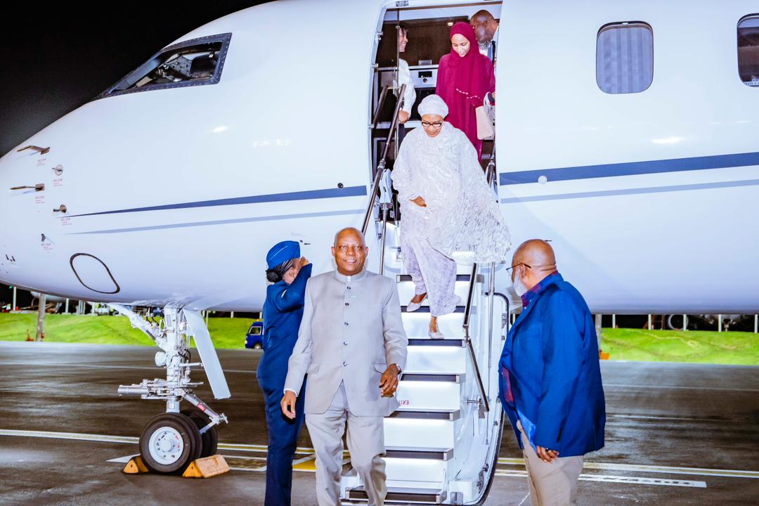 Shettima Arrives Ethiopia for AU Summit
