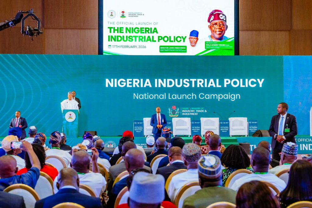 Tinubu Unveils Nigeria Industrial Policy 2025
