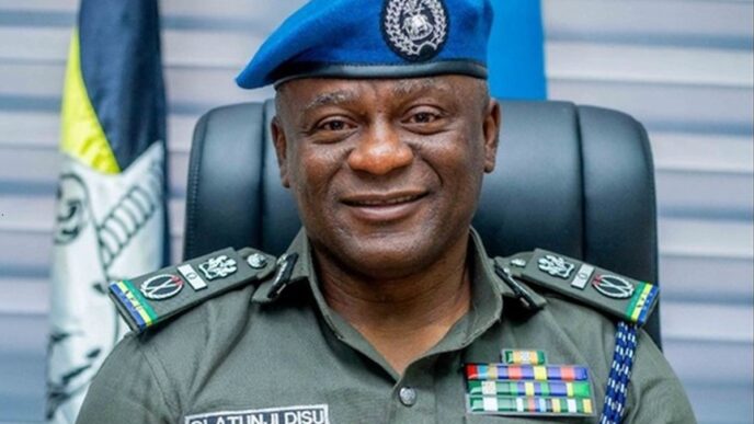 Acting IGP Tunji Disu Arrives Aso Rock for Decoration