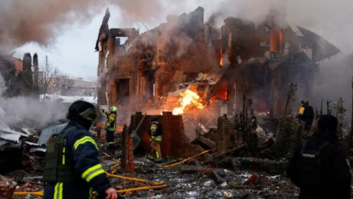 Ukraine Explosions kill Policewoman, Injure 15