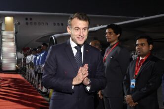 Macron Begins India Visit Over AI Talks