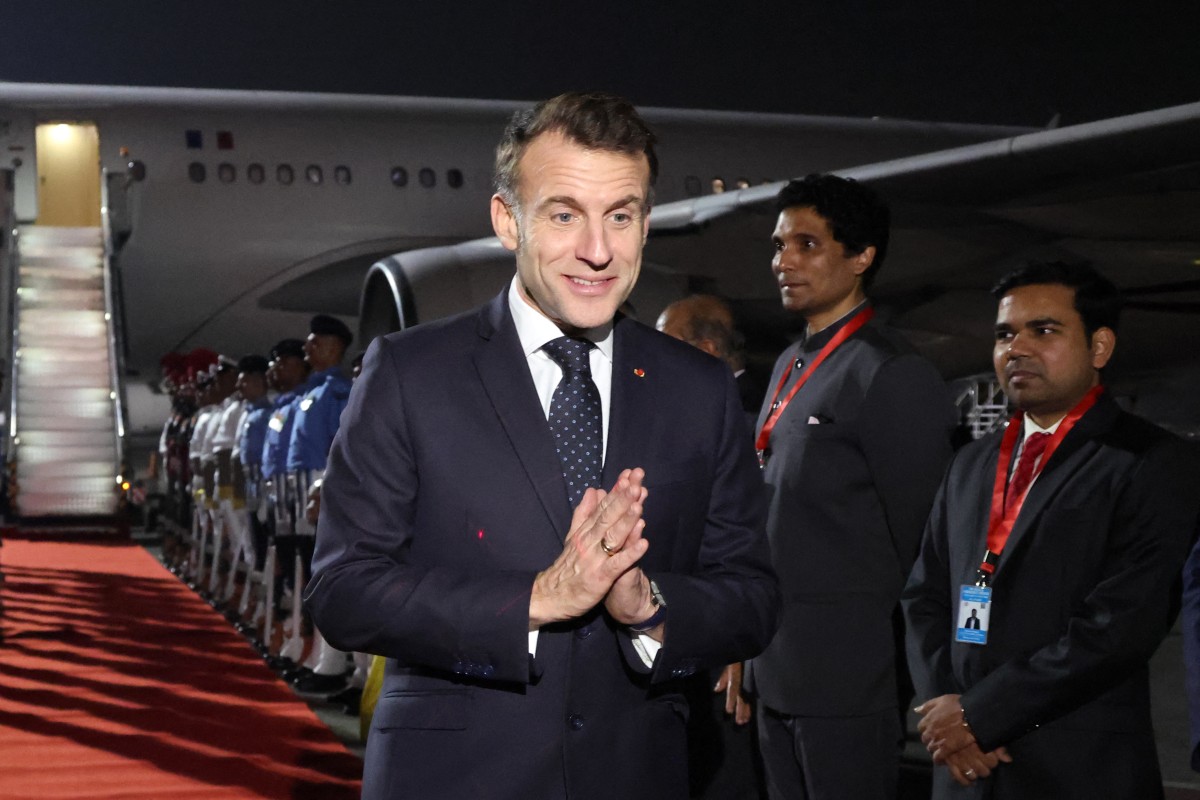 Macron Starts Three-Day India Visit Talks