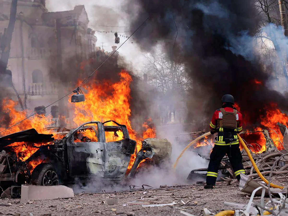 One Killed in Russian Strike on Ukraine