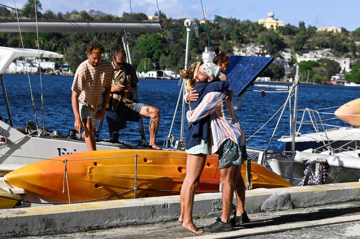 Humanitarian Sailboats Arrive in Havana, Cuba