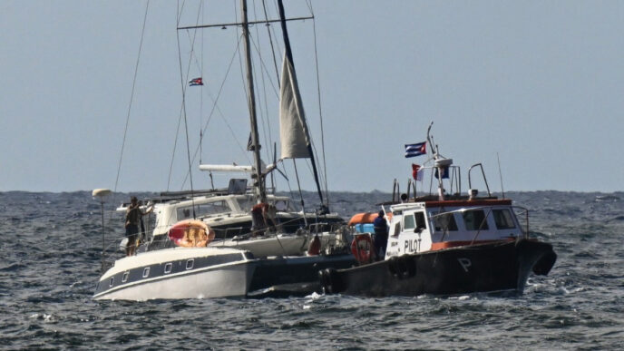 Humanitarian Sailboats Arrive in Havana, Cuba