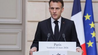 Macron Condemns Russian Air Raid on Ukraine (News Central TV)