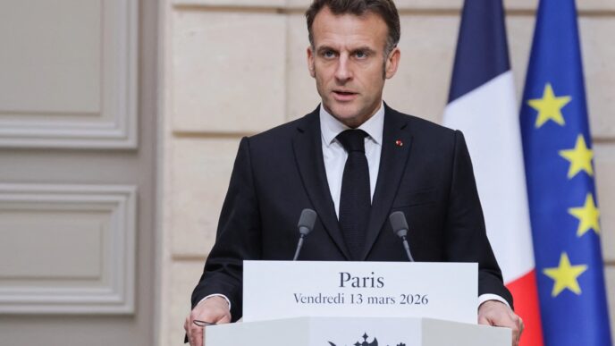 Macron Condemns Russian Air Raid on Ukraine (News Central TV)