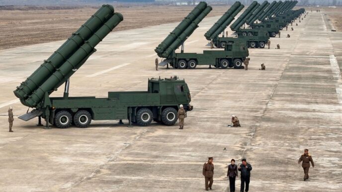 North Korea Tests Nuclear-Capable Rocket Launchers