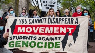 Trump Administration Sues Harvard Over Campus Protests